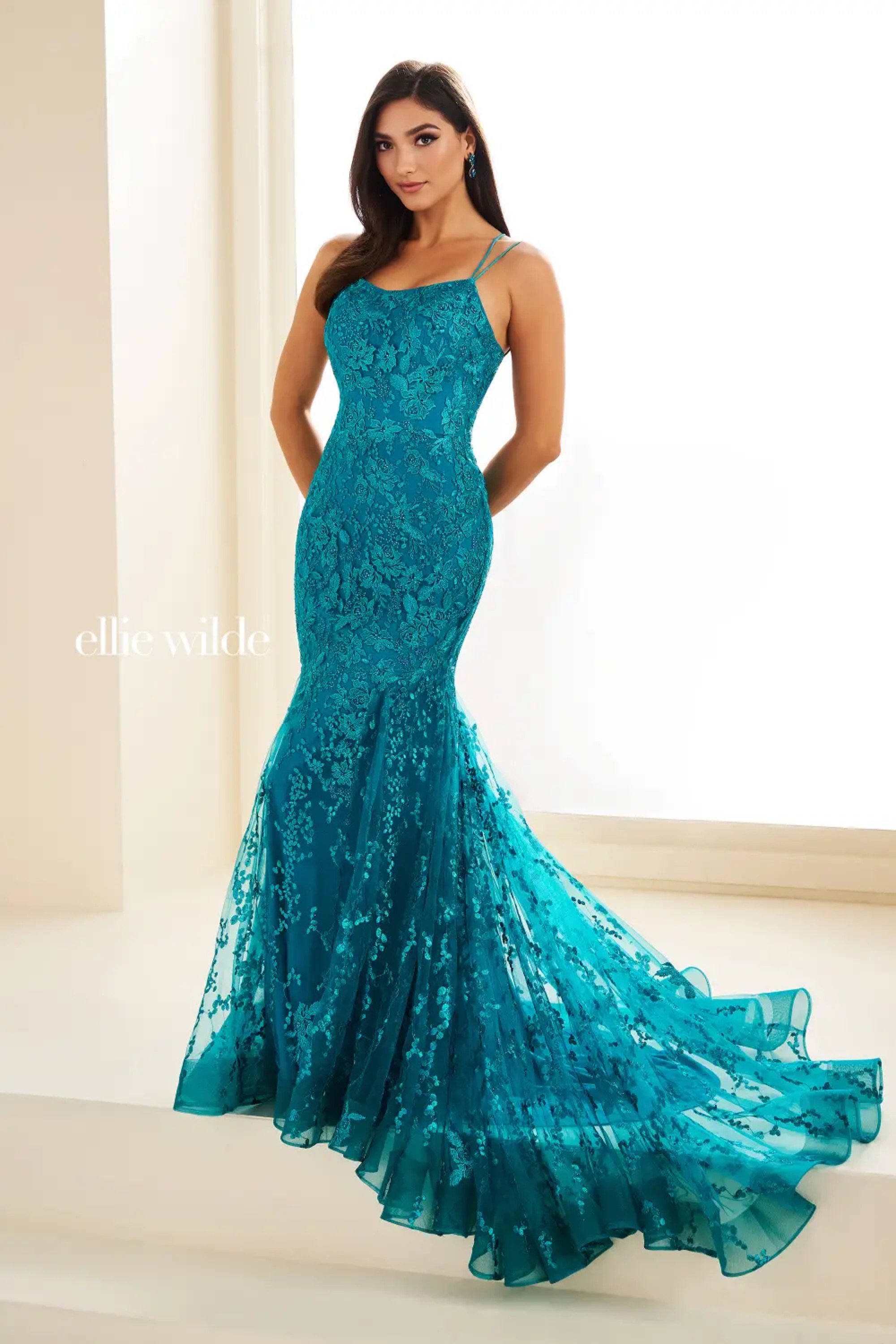 Full size EW122032 Dress... check! Date... optional. #1 Teal picture