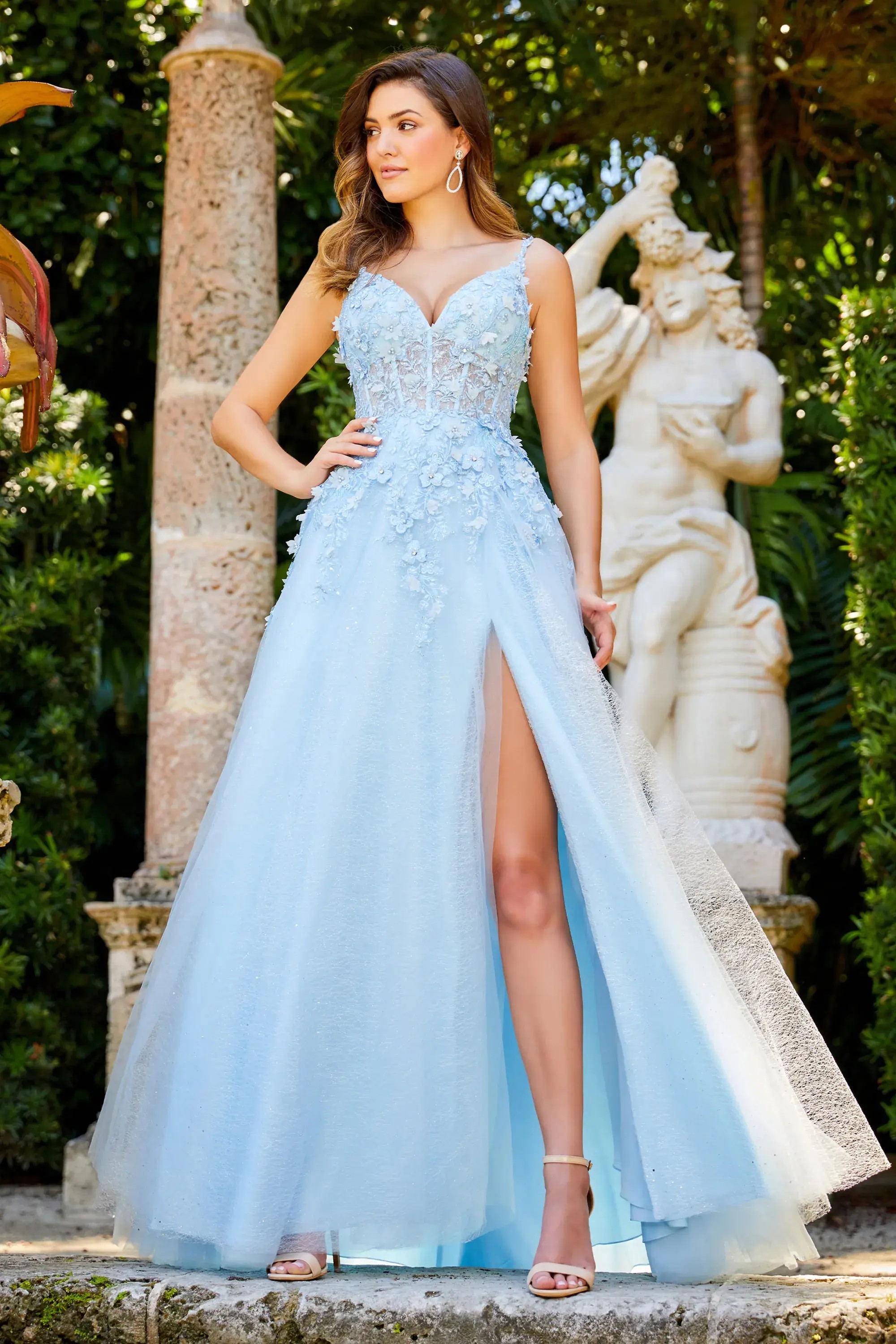 Full size EW122057 "Pretty pretty please be in my size" kind of dress #$0 default Light Blue picture