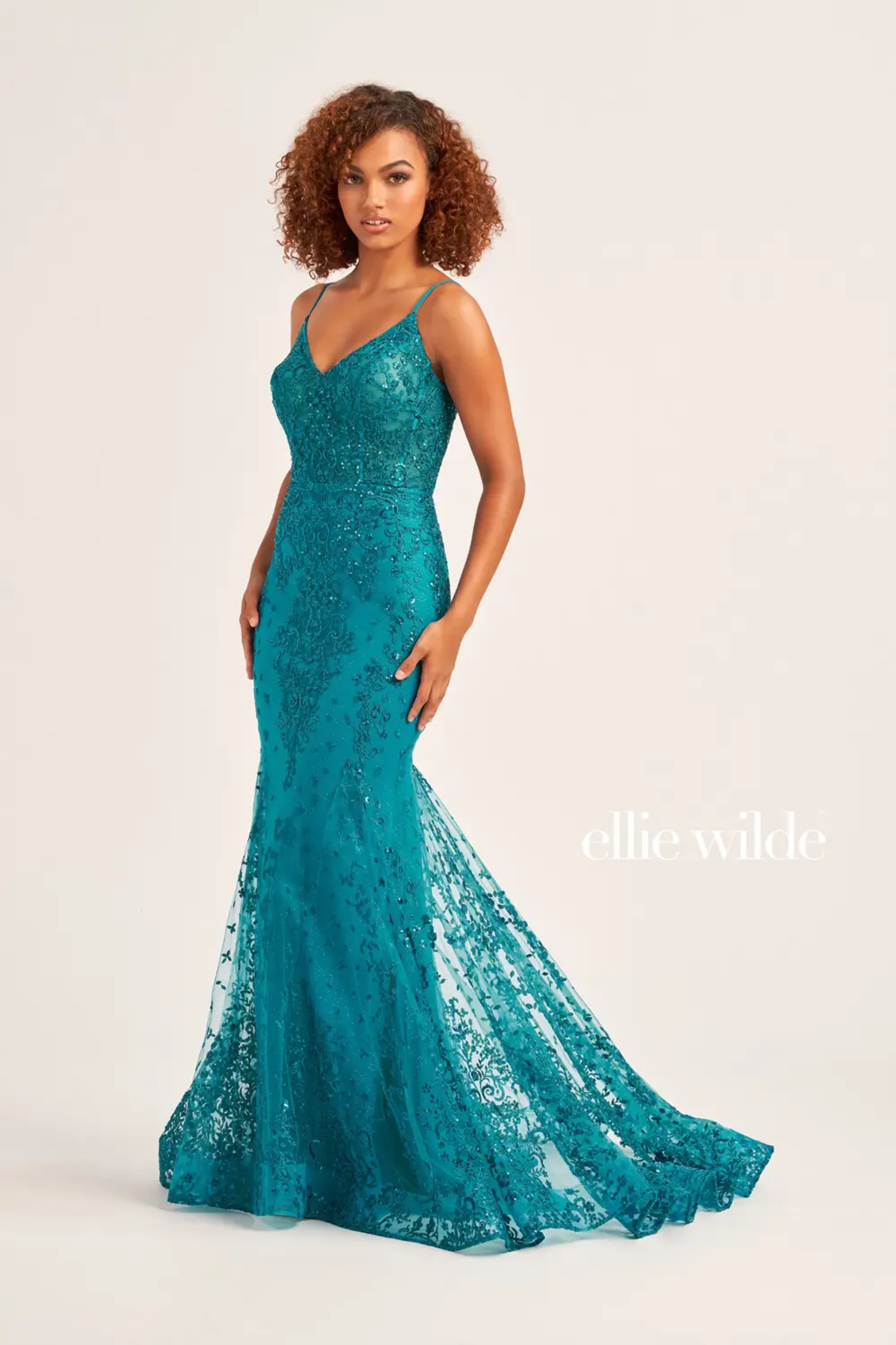 Full size EW34030 When "wow!" is the objective. #$11 Teal picture