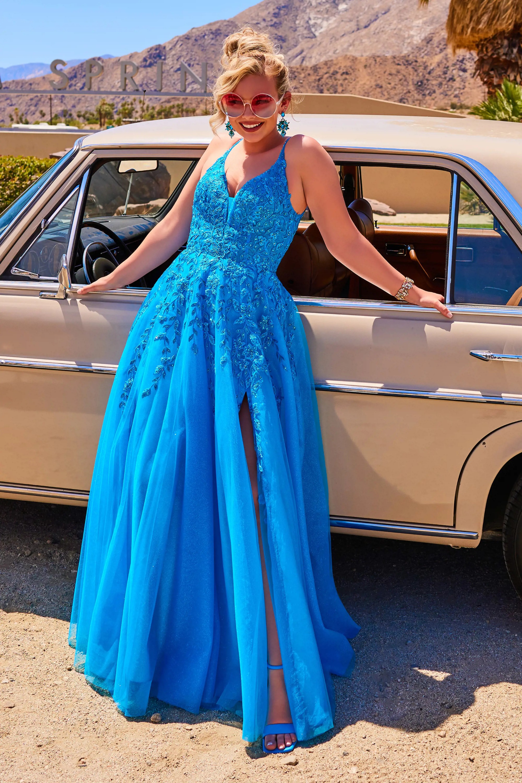Full size EW34089 The kind of dress when you look back and say "I know!" #$0 default Ocean Blue picture