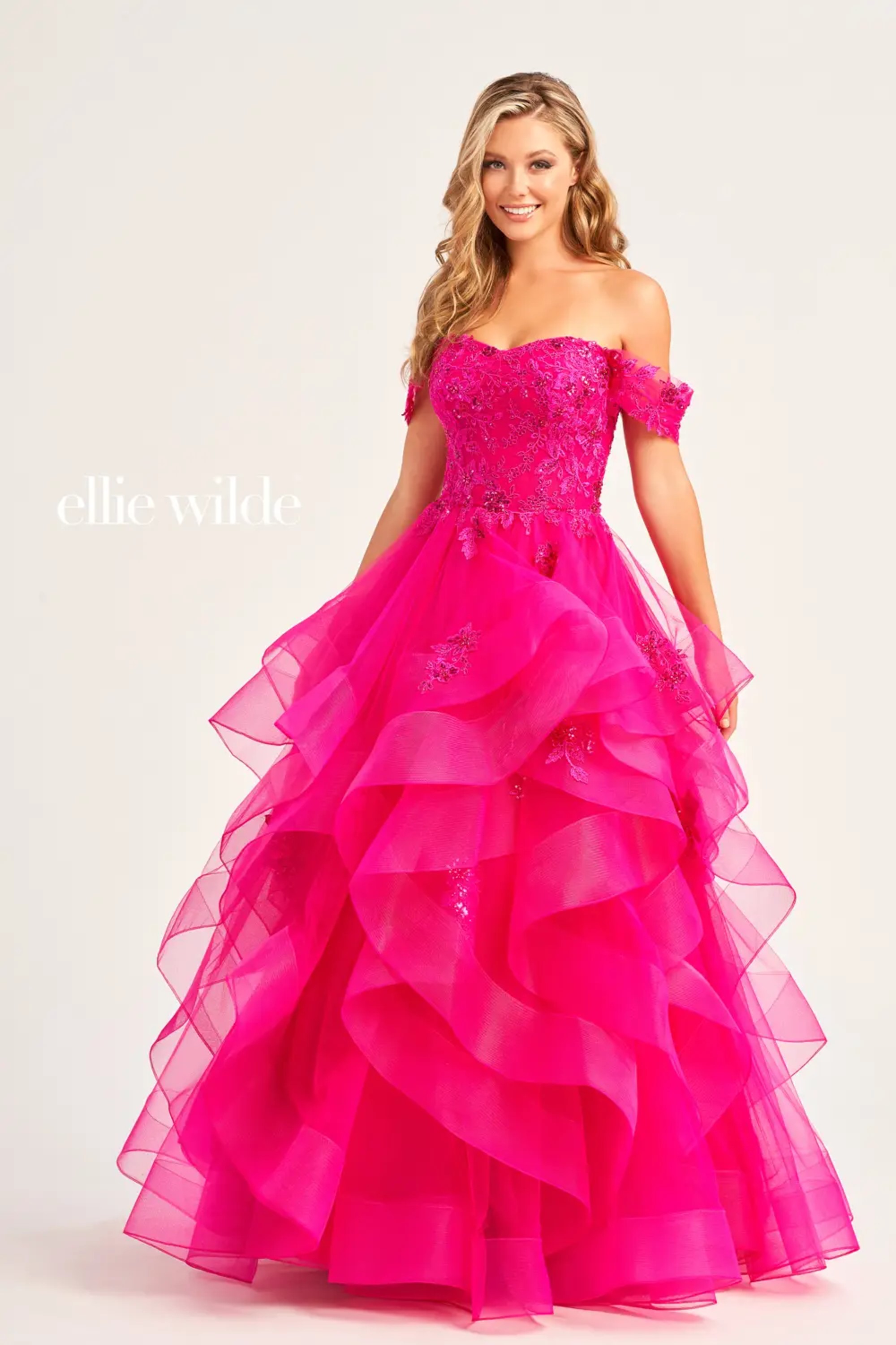 Full size EW34108 Ok, just click & watch the video. I love this dress! #$6 Magenta picture