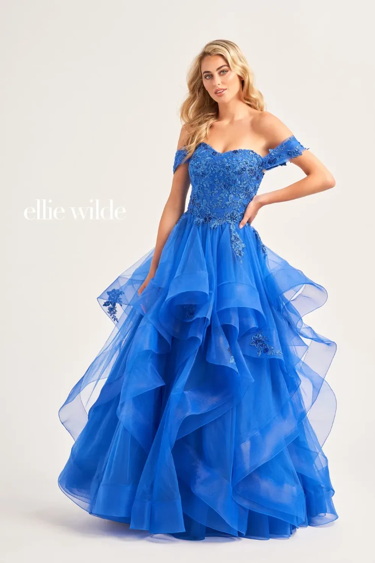 EW34108 Ok, just click & watch the video. I love this dress! #7 Royal Blue picture