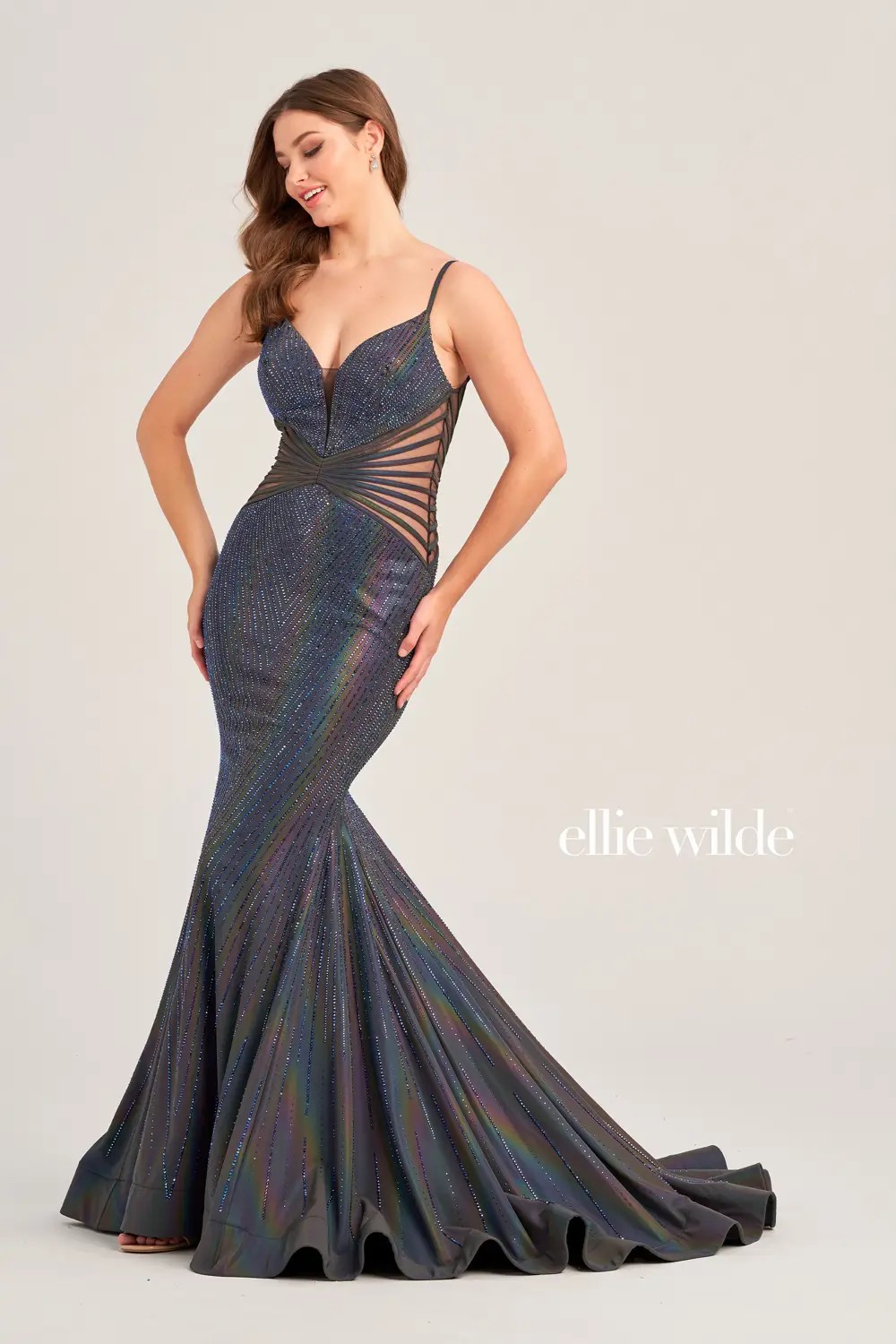Reflective prom dress on sale